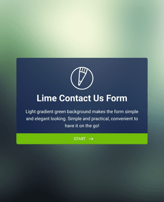 Lime Theme Contact Us Form