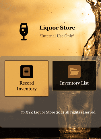 Liquor Inventory App