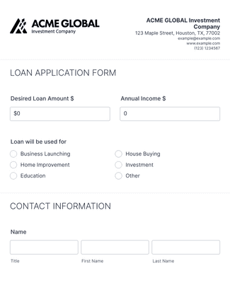 PPP Loan Forgiveness Application Form Template Jotform