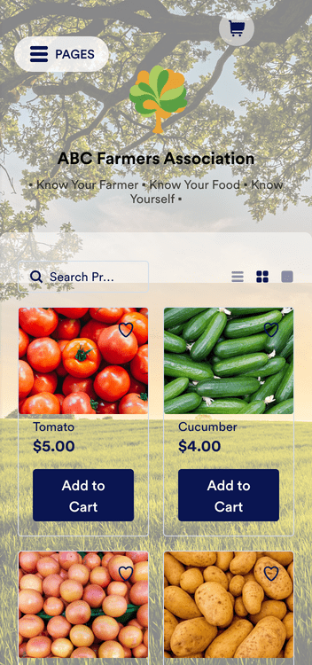 Template local-food-app