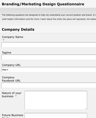 Logo Design Request Form Template | Jotform