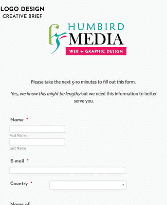 Website Design Request Form Template | JotForm