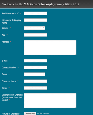 Competition Entry Form Template | JotForm