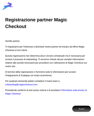Magic Merchant Registration