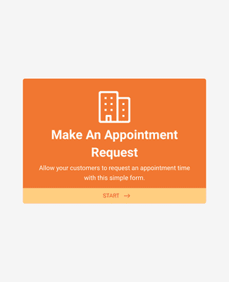Form Templates: Make an Appointment Request