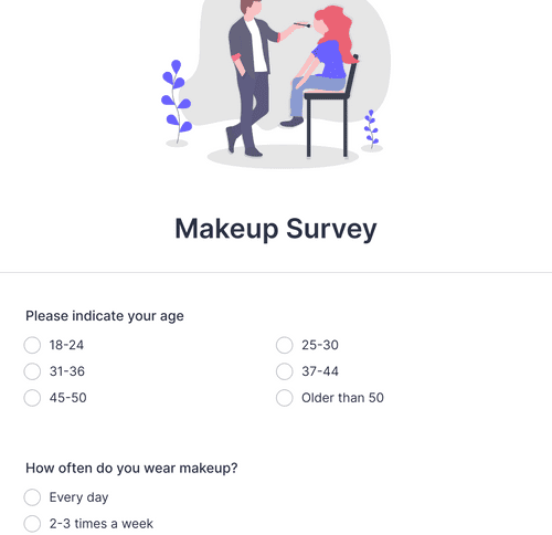 Form Templates: Makeup Survey