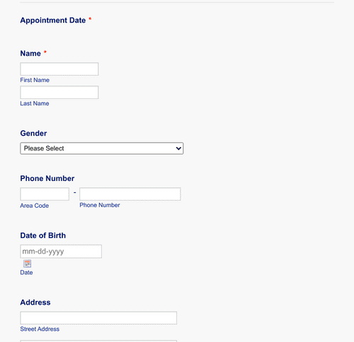 Medical Appointment Form Template Jotform 9456