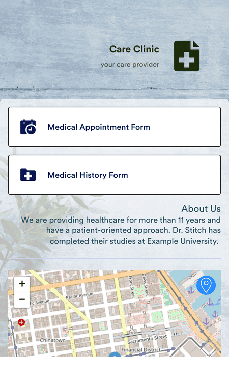 Medical Appointments App Template | Jotform