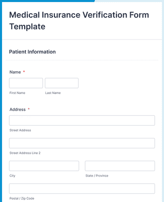 Insurance Policy Information Format Form Template | Jotform
