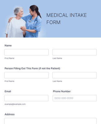 Form Templates: Medical Intake Form