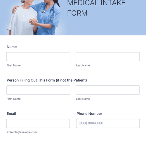 Community Intake Form Community Services Intake Application Form Template | Jotform
