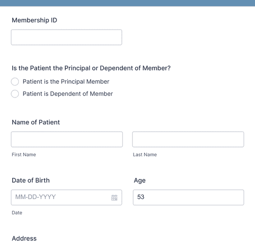 Medical Reimbursement Claim Form Template Jotform 4195