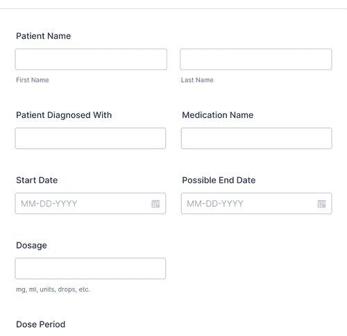Medication Reconciliation Form Template | Jotform