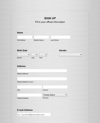 Member Registration Form Template | Jotform