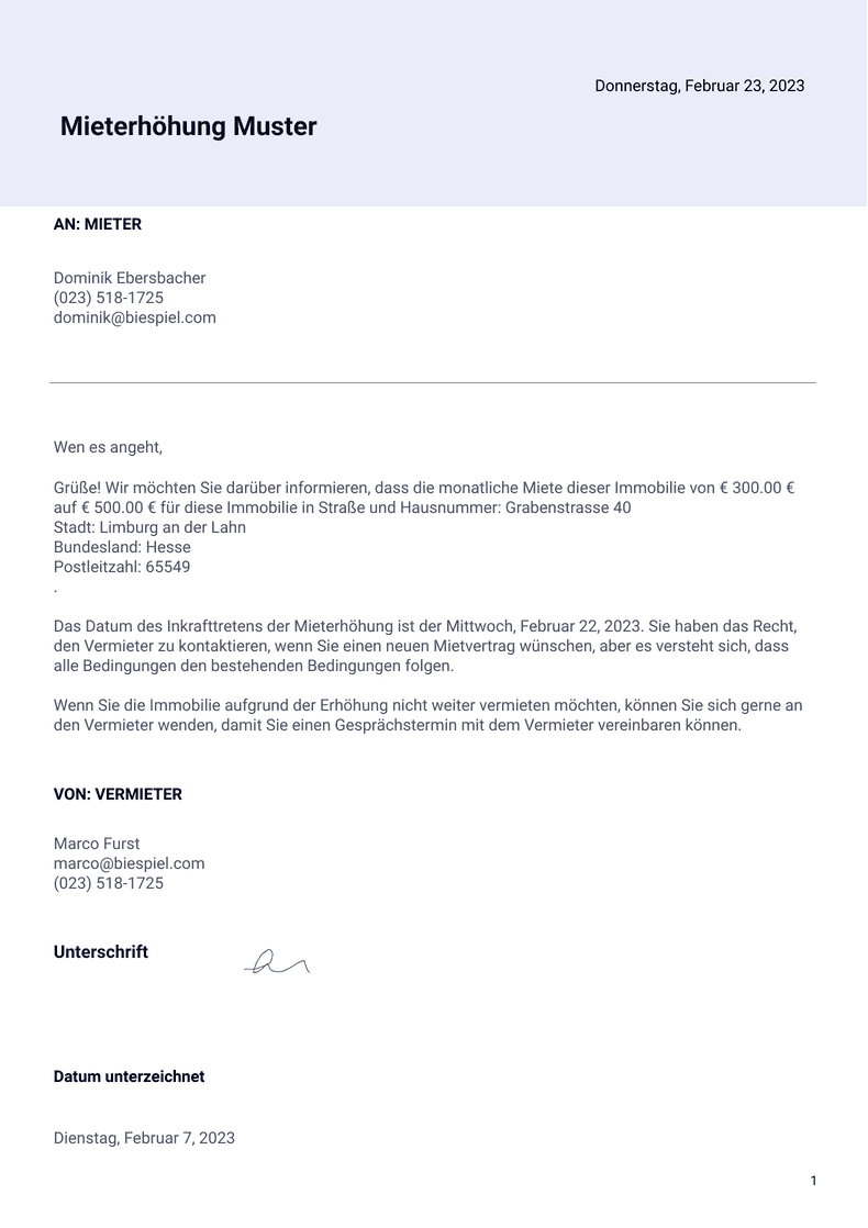 Mieterh hung Vorlage PDF Vorlagen Jotform mieterh-hung-vorlage-pdf-vorlagen-jotform