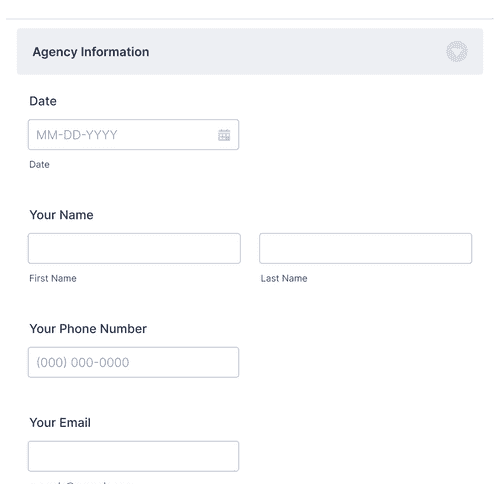 Missing Person Form Template Jotform