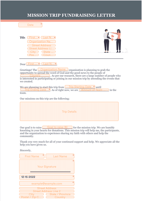 trip letter template