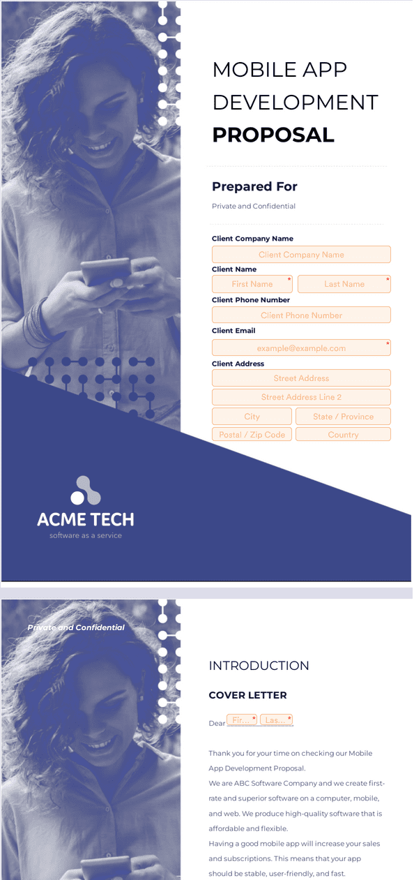 Rom Proposal Example Formal Proposal Format Example