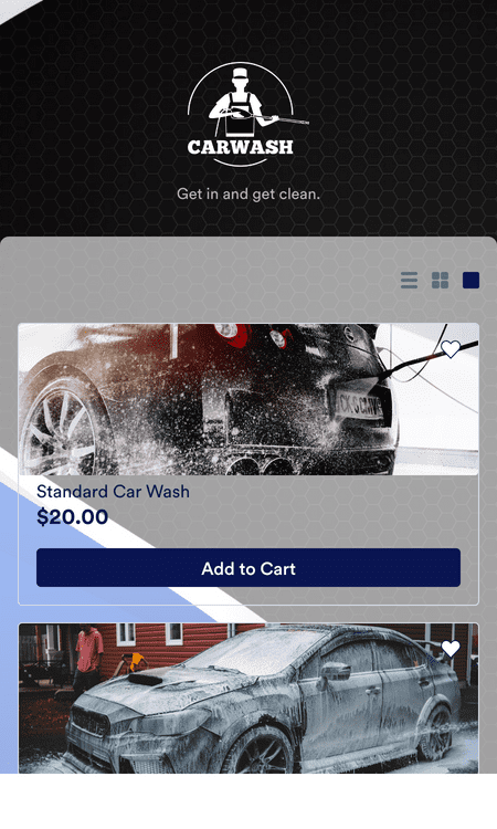 Mobile Car Wash App