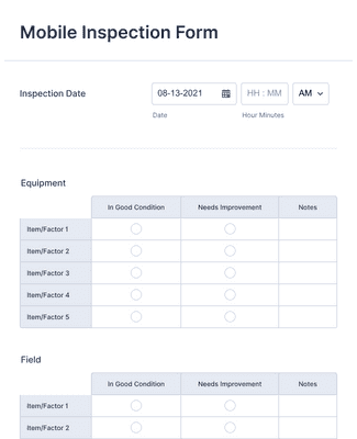 Cooling Tower Inspection Checklist Form Template | Jotform
