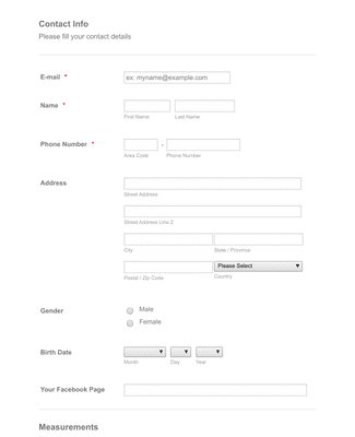 Standard Job Application Form Template | JotForm
