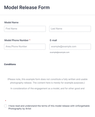 Model Release Form Template Jotform Hot Sex Picture