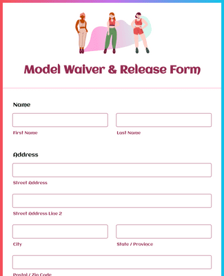 Form Templates: Model Waiver & Release Form