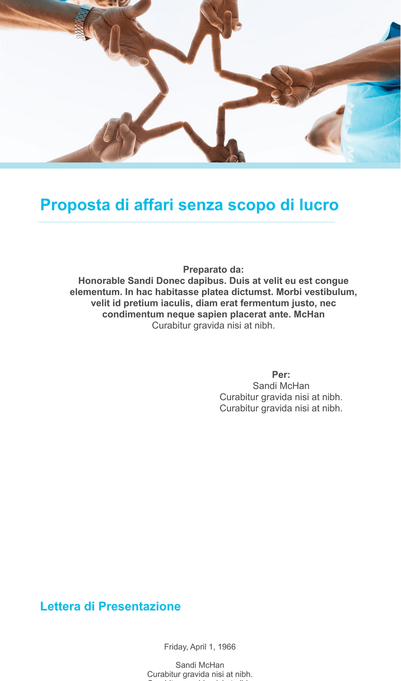 Modello di proposta senza scopo di lucro Template PDF Jotform Modello di proposta senza scopo di lucro Template PDF Jotform