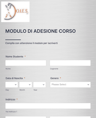 Form Templates: MODULO DI ADESIONE CORSO 