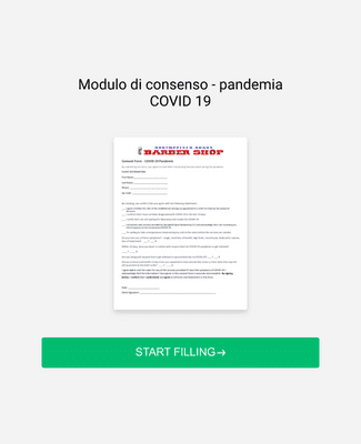 Modulo Di Consenso Pandemia COVID Template Modulo Jotform