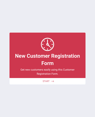 Modulo Registrazione Nuovo Cliente