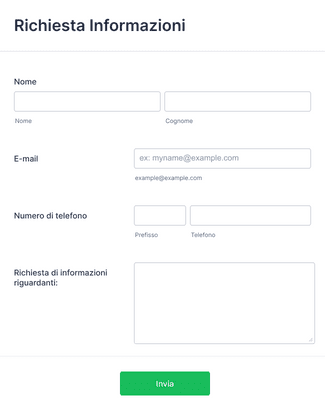 Modulo Informazioni Studenti E Contatto Genitori Template Modulo | Jotform