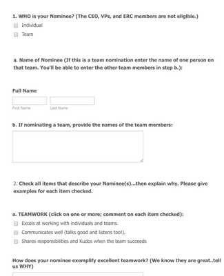 Committee Nomination Form Template | JotForm