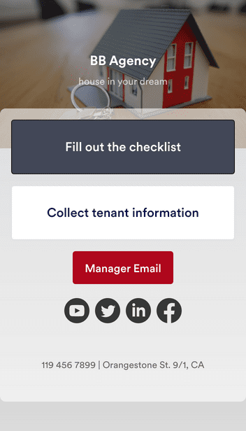 Move In Checklist App
