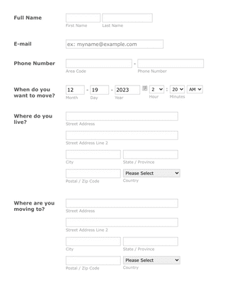 Quote Form - Cargo Company Form Template | Jotform