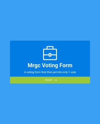 Form Templates: MRGC Voting form 2016