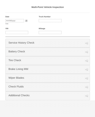 Bus Inspection Form Template | Jotform