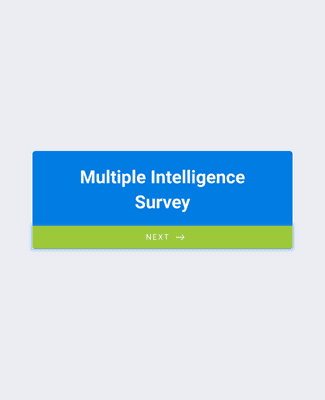 Form Templates: Multiple Intelligence Survey