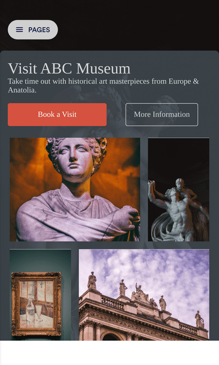 Template-museum-app
