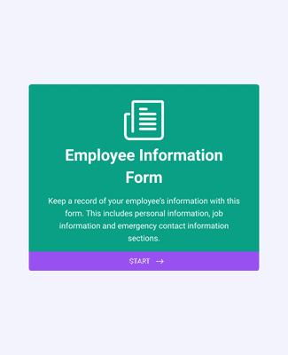 New Employee Details Form