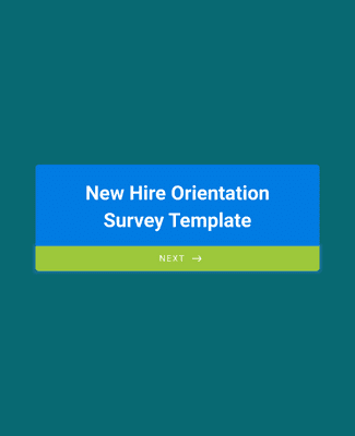 Form Templates: New Hire Orientation Survey Template