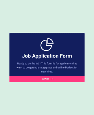 Form Templates: New Job Application Form