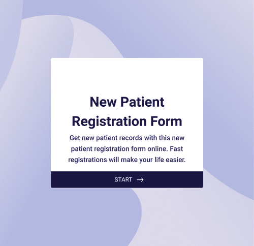 Form Templates: New Patient Enrollment Form