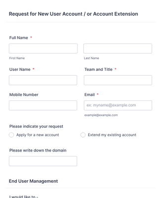 Model Request Form Model Request Form Template | Jotform