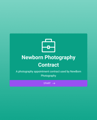 Newborn Photography Contract