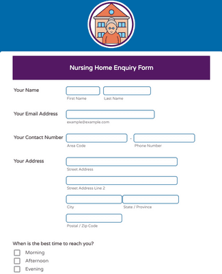 Nursing Home Enquiry Form