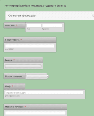 Образац Пријаве за Посао Шаблони обрасца | Jotform