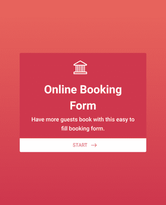 Form Templates: Online Booking Form