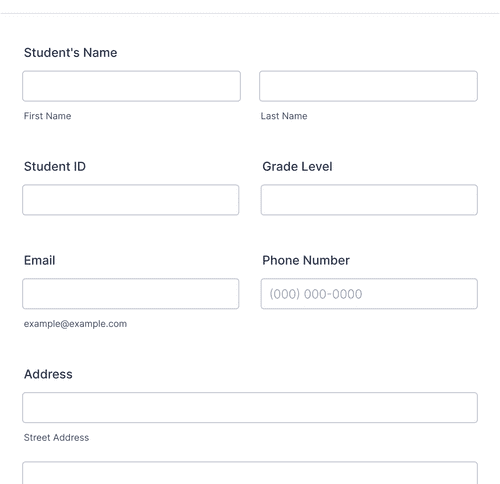 Online Class Information Form Template | Jotform