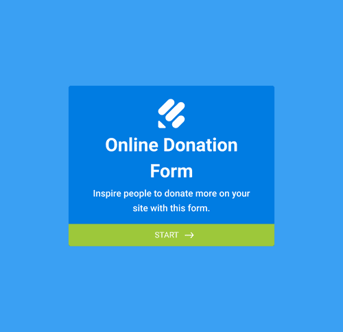 Form Templates: Online Donation Form
